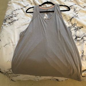 Gray Old Navy Active Tank with cutout back